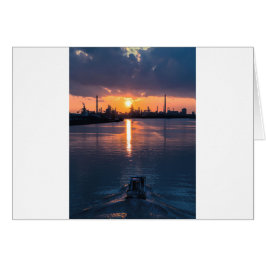 Cartão Sunset Japan Sky