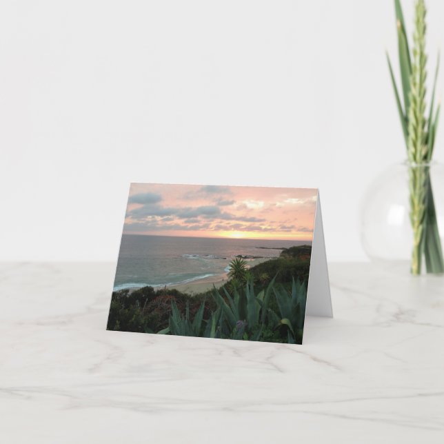 Cartão Sunset Memories Greeting Card (Frente)