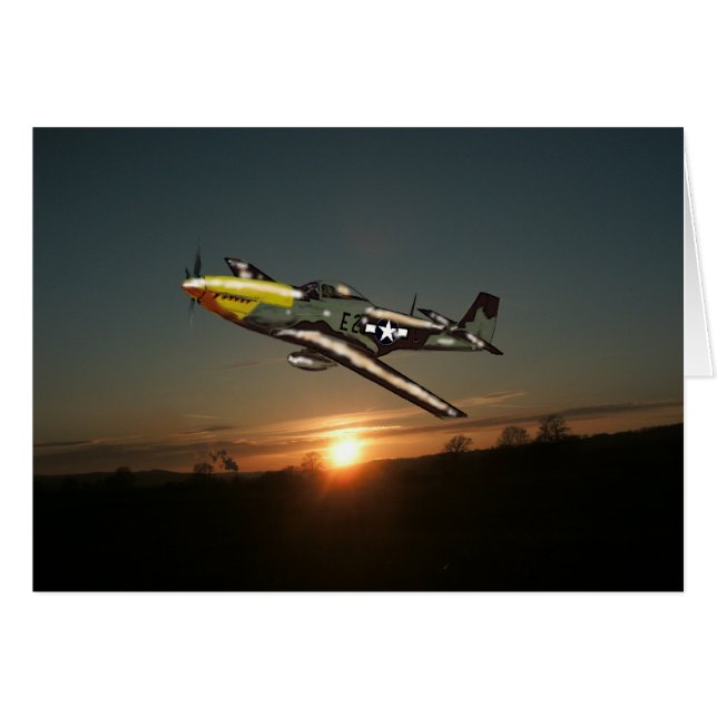 Cartão Sunset Mustang (Frente Horizontal)