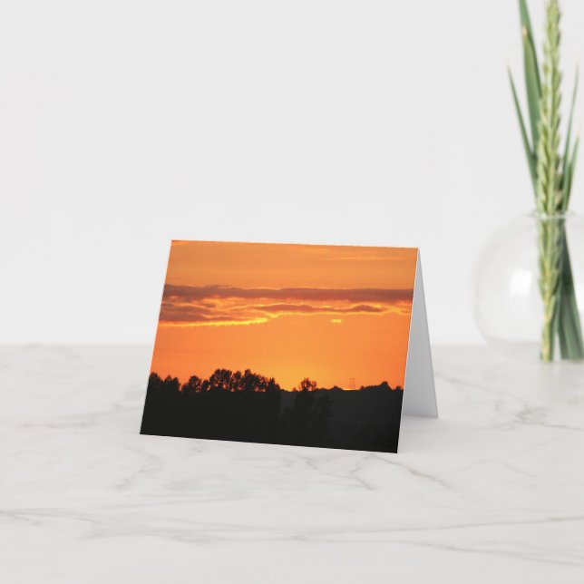 Cartão Sunset Notecard (Frente)