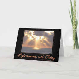 Cartão Sunset of Inspiration Card