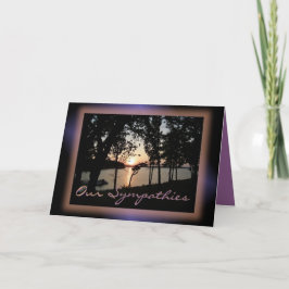 Cartão Sunset on the Lake-customize any occasion