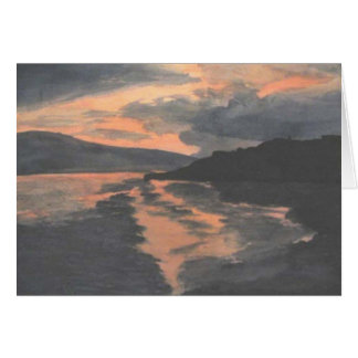 Cartão Sunset on Water