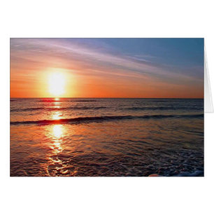 Cartão Sunset On Water