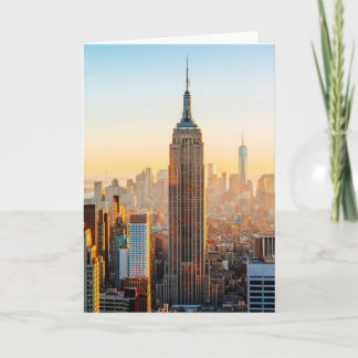 Cartão Sunset Over New York