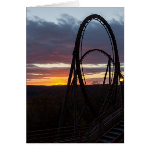 Cartão Sunset Over Wilfire