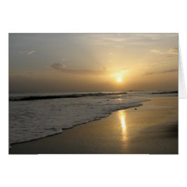 Cartão Sunset pacata