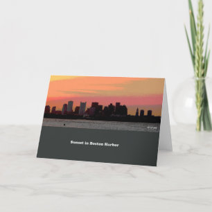 Cartão Sunset peace--blank card