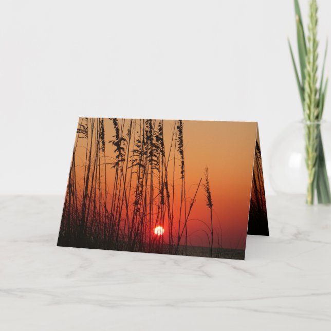 Cartão Sunset perfeito - personalizado (Frente)