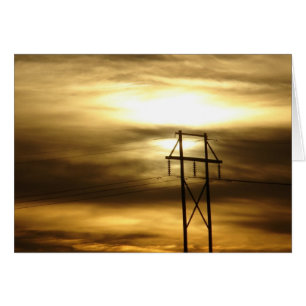 Cartão Sunset poderoso