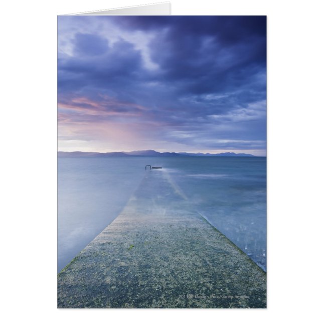 Cartão Sunset Sobre Dundalk Bay (Frente)