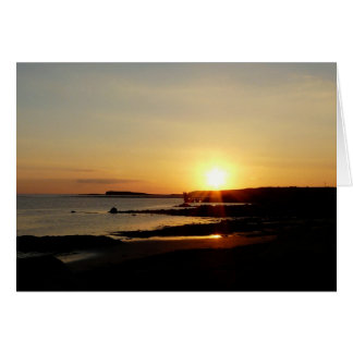 Cartão Sunset sobre Galway Bay