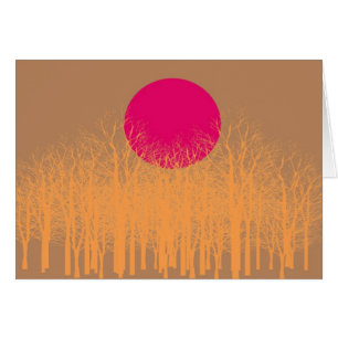 Cartão Sunset Vintage 2