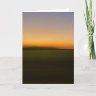 Cartão Sunset while passing through southern Illinois