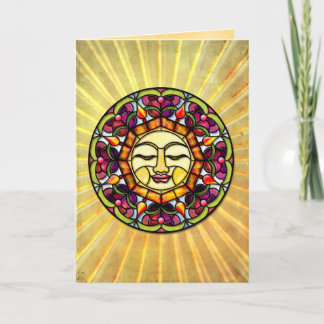 Cartão Sunshine - (Cartão de Saudação do Vazio)