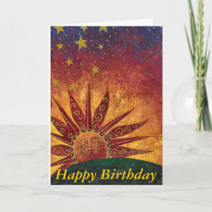 Cartão Sunshine Happy Birthday