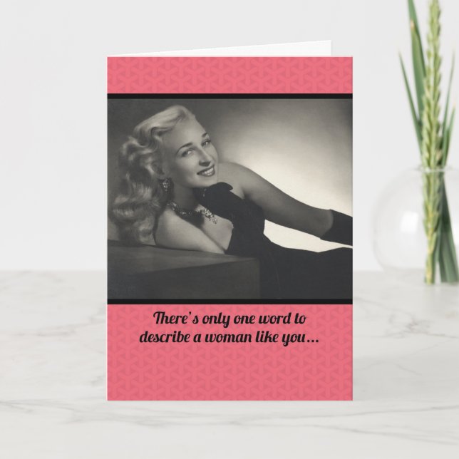 Cartão Super Diva Birthday Card (Frente)