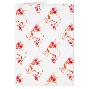 Cartão Super Frenchie Bulldog