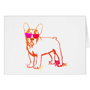 Cartão Super Frenchie Bulldog