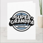 Cartão Super Grandpa<br><div class="desc">Super Grandpa. Pop graphic design. Style comics. Art by José Ricardo.</div>