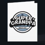 Cartão Super Grandpa<br><div class="desc">Super Grandpa. Pop graphic design. Style comics. Art by José Ricardo.</div>