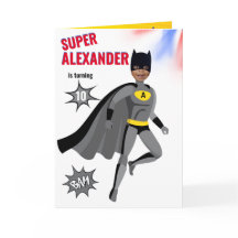 Super Herói Espantoso Garoto Único Fabuloso Aniver