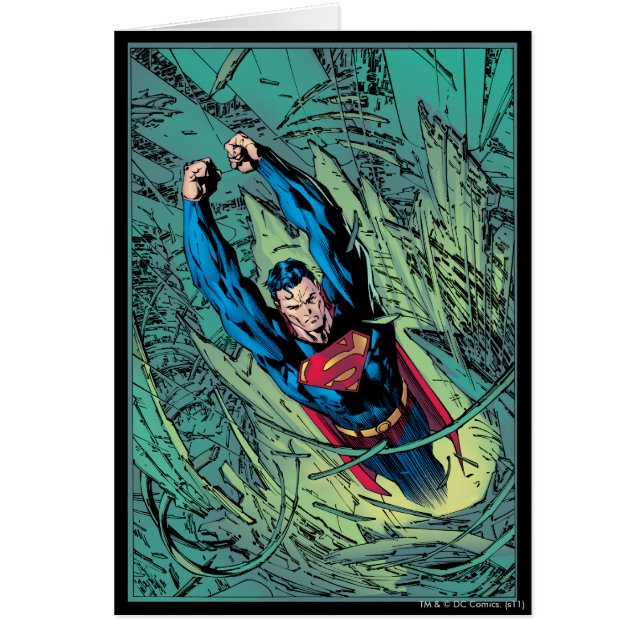 Cartão Super-Homem atravessa (Frente)