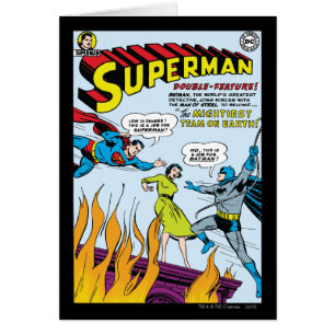 Cartão Super-Homem (Duplo Recurso com Batman)