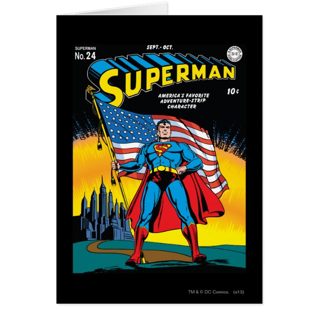 Cartão Super-Homem nº 24 (Frente)