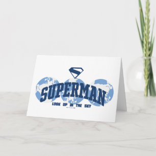 Cartão Super-Homem no Mundo