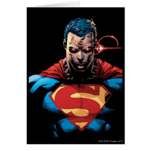 Cartão Super-Homem - Visão Laser