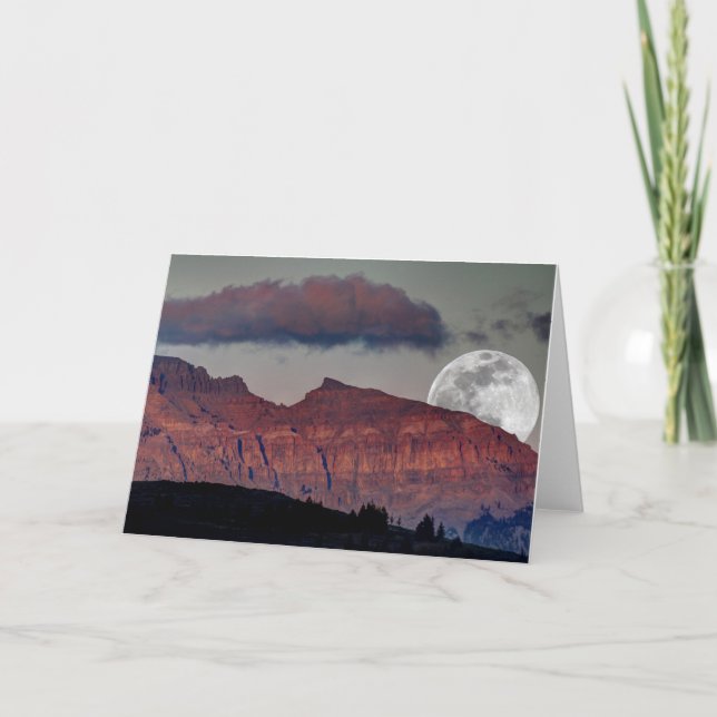 Cartão Super Moon Note Card (Frente)