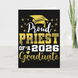 Cartão Super Orgulhoso Padre De Graduado Senior De 2026 G