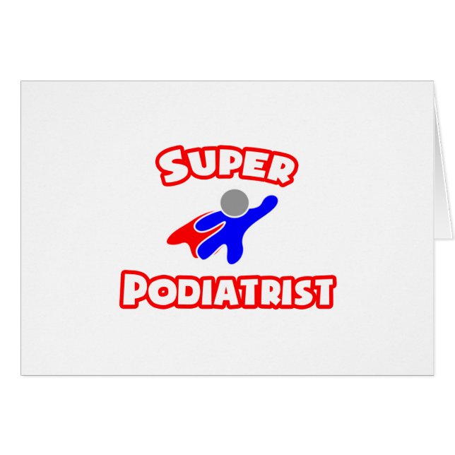 Cartão Super Podiatra (Frente Horizontal)