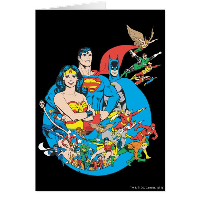 Cartão Super Powers™ Collection 1 (Frente)