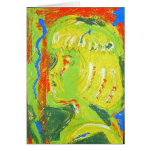 Superfície de Impacto Impressa Menina Amarelo Verd