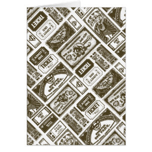 Cartão Supergirl Admite Um Padrão Castanho