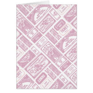 Cartão Supergirl Admite Um Padrão Rosa