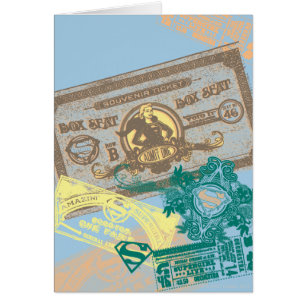 Cartão Supergirl Box Seat Blue