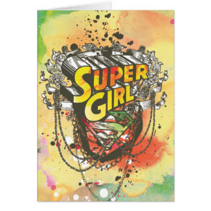 Cartão Supergirl Chains