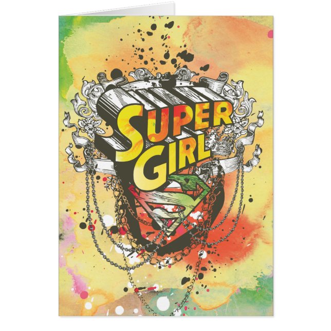 Cartão Supergirl Chains (Frente)