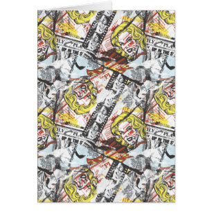 Cartão Supergirl Comic Capers Padrão 2