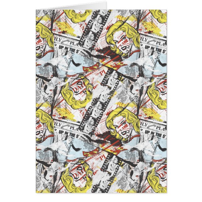 Cartão Supergirl Comic Capers Padrão 2 (Frente)