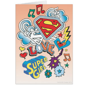 Cartão Supergirl Love