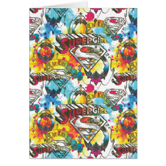 Cartão Supergirl O Padrão Lux