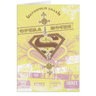 Cartão Supergirl Opera House Yellow