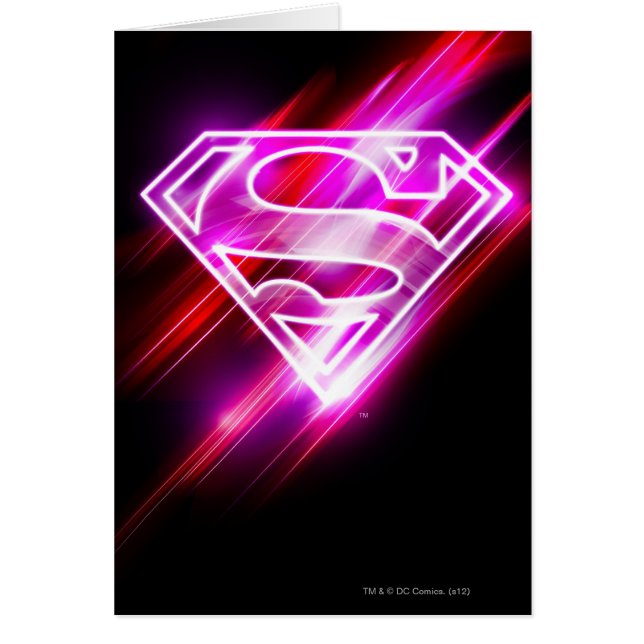 Cartão Supergirl Pink (Frente)