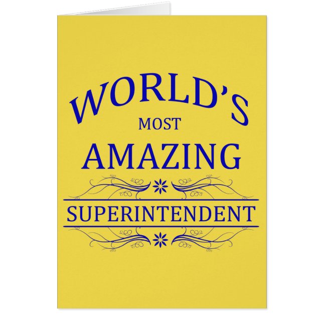 Cartão Superintendente (Frente)