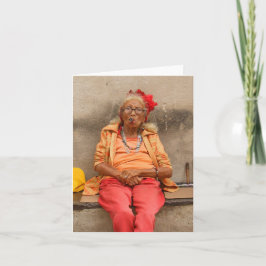 Cartão superior cubano das senhoras