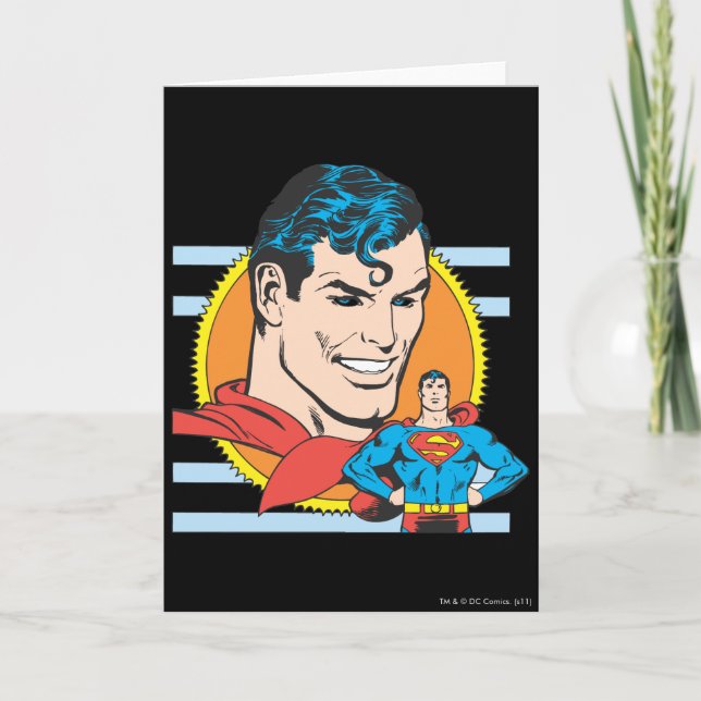 Cartão Superman Head Shot (Frente)